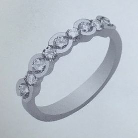 Joyeria Gil anillo con piedras preciosas